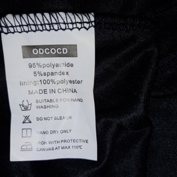 🏖️ NWT Cocktail Black Lace Bodycon Dress  Size Medium - Picture 8 of 8